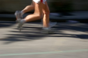 Running a marathon