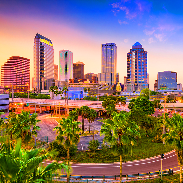 Tampa,,Florida,,Usa,Downtown,Skyline.
